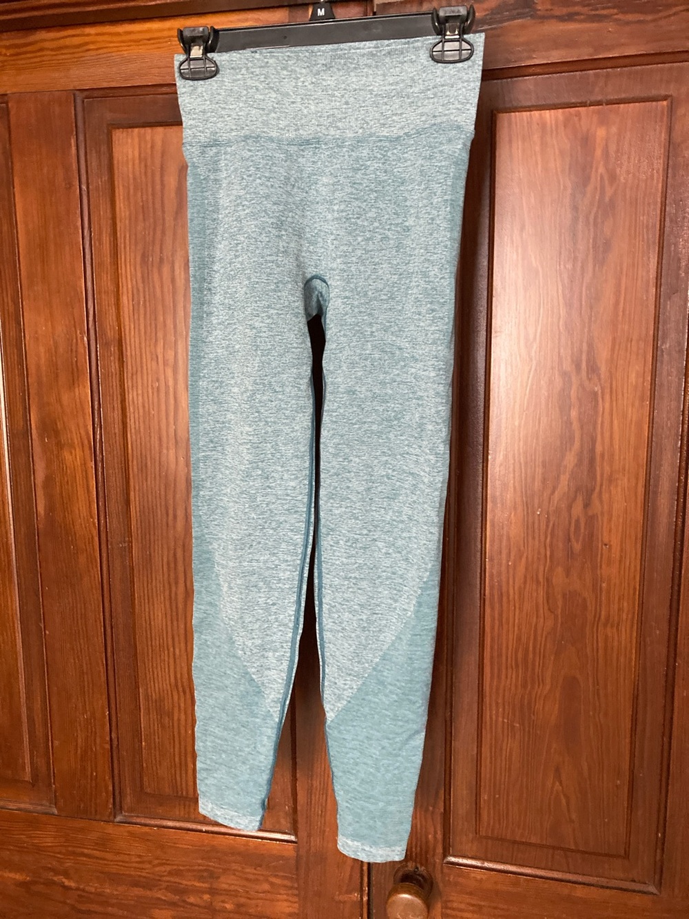 PINK Sport Blue Heather Medium Rise Ankle Leggings Small